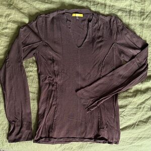 Lole Women's V-Neck stretchy pullover Sweater size Small